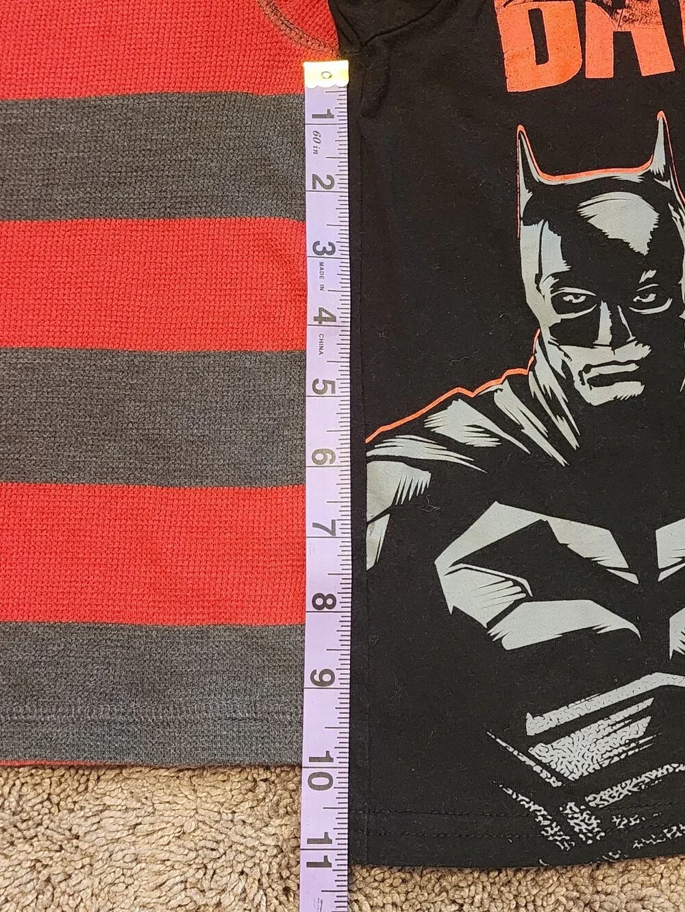 Boys Size 4T Outfit, Batman Shirt w/Hoodie, Cat & Jack Long Sleeve & Pants